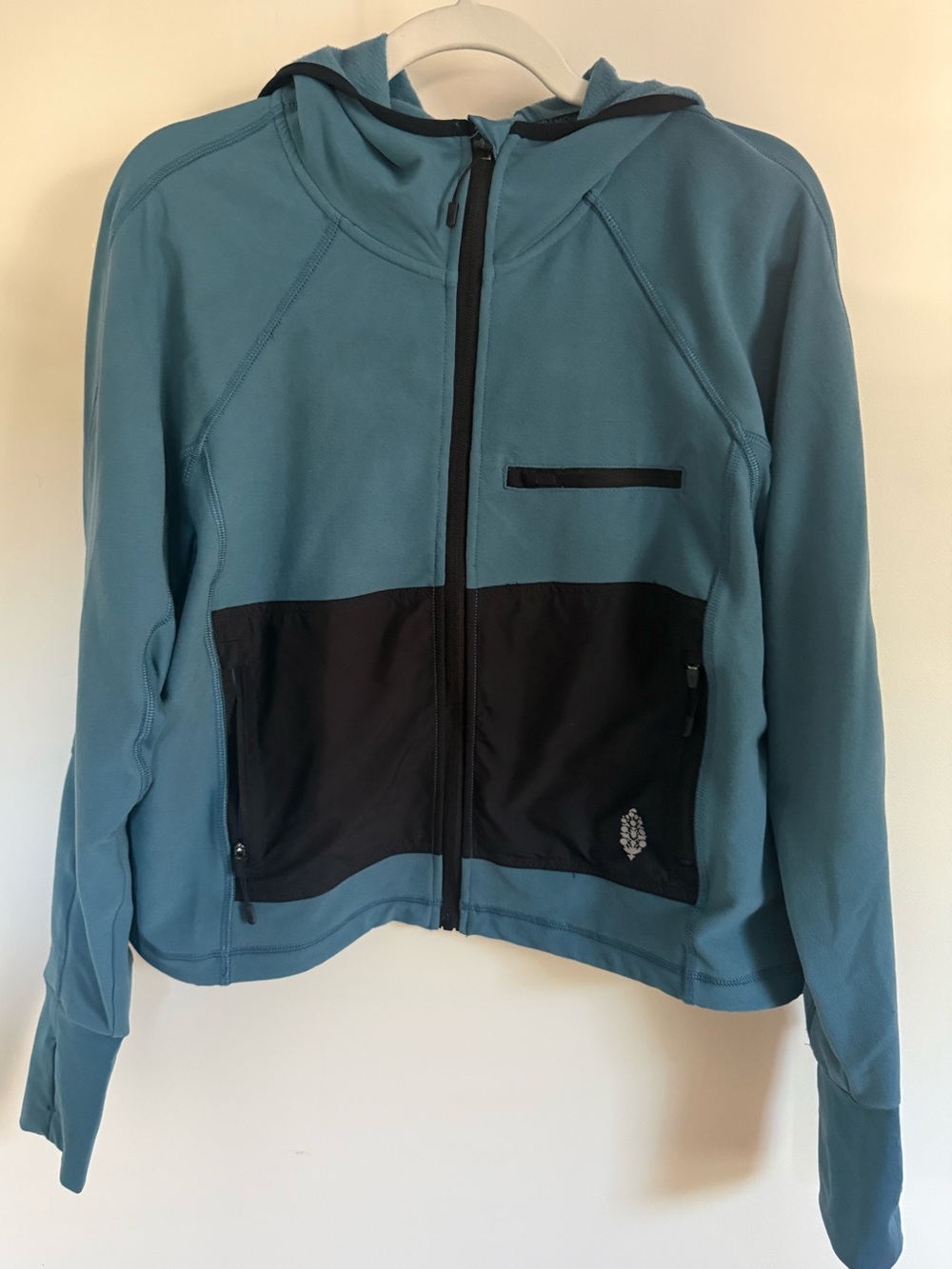 FP Movement (Free People) Full-Zip Fleece Hooded Jacket - Size Large